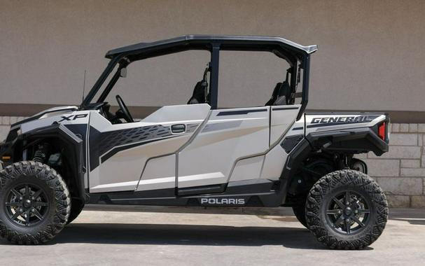 New 2024 POLARIS GENERAL XP 4 1000 ULTIMATE MATTE SILVER QUARTZ