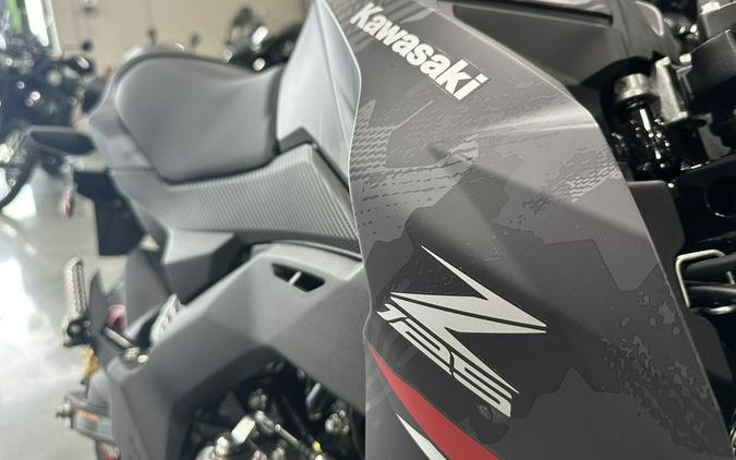2024 Kawasaki Z125 PRO Cypher Camo Gray Matte/Metallic Matte Carbon Gray