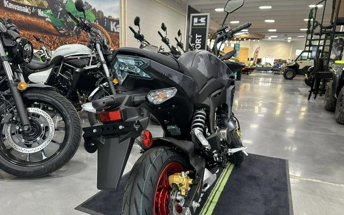 2024 Kawasaki Z125 PRO Cypher Camo Gray Matte/Metallic Matte Carbon Gray