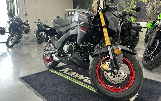 2024 Kawasaki Z125 PRO Cypher Camo Gray Matte/Metallic Matte Carbon Gray