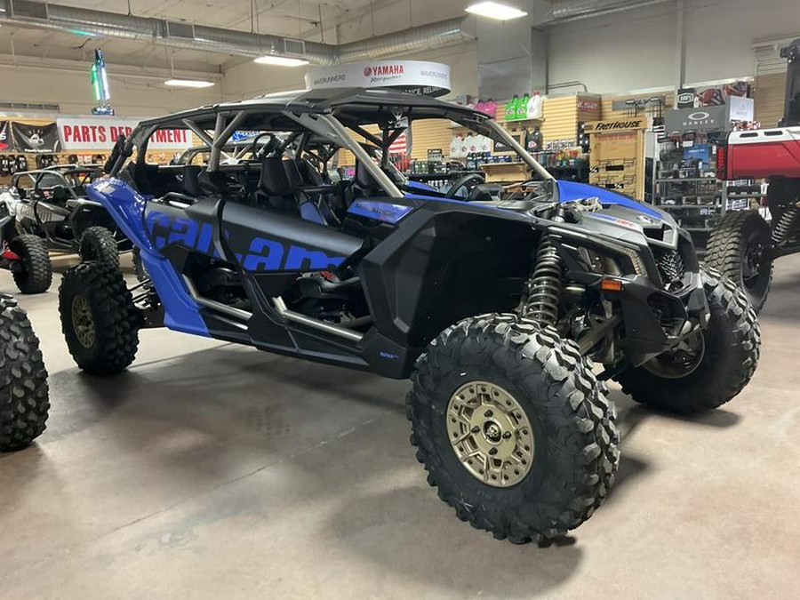 2024 Can-Am® Maverick X3 MAX X rs Turbo RR with Smart-Shox Dazzling Blue & Carbon Black