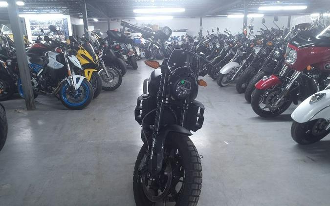 2023 Indian Motorcycle® FTR Stealth Gray/Orange Burst