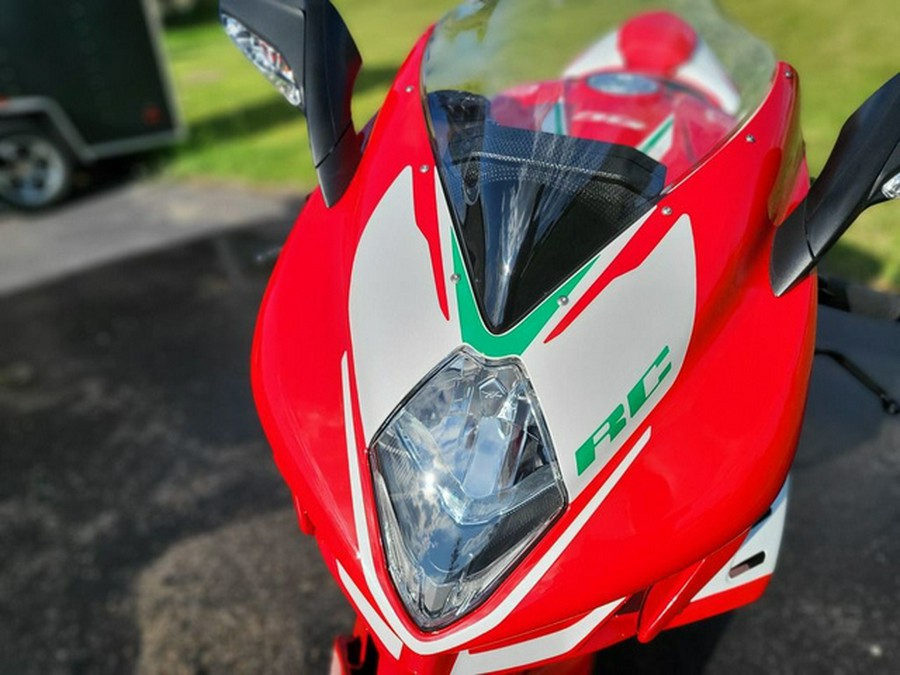 2022 MV Agusta F3 800 RC Pearl White/Ago Red/Emerald Green