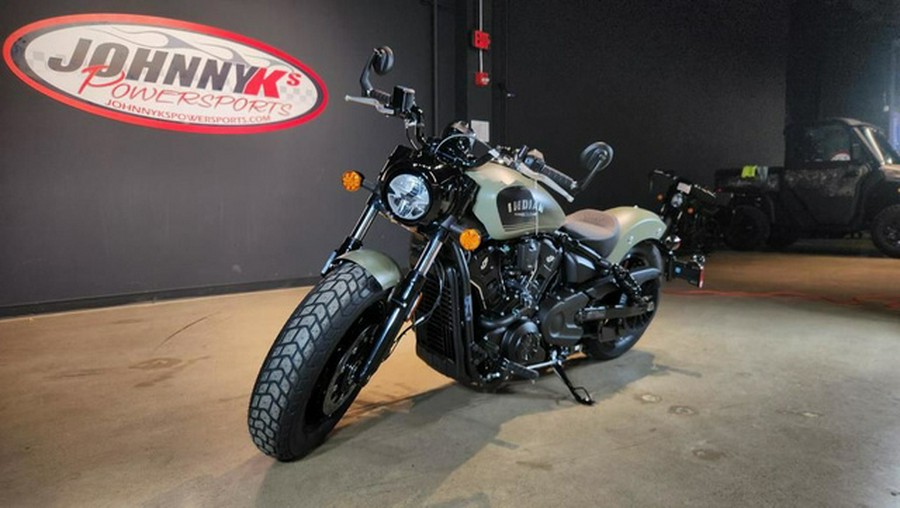 2026 Indian Scout Bobber Limited +Tech Moss Green Smoke