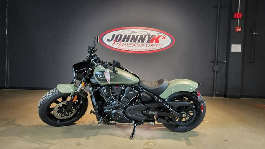 2026 Indian Scout Bobber Limited +Tech Moss Green Smoke