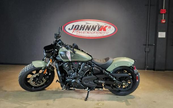 2026 Indian Scout Bobber Limited +Tech Moss Green Smoke