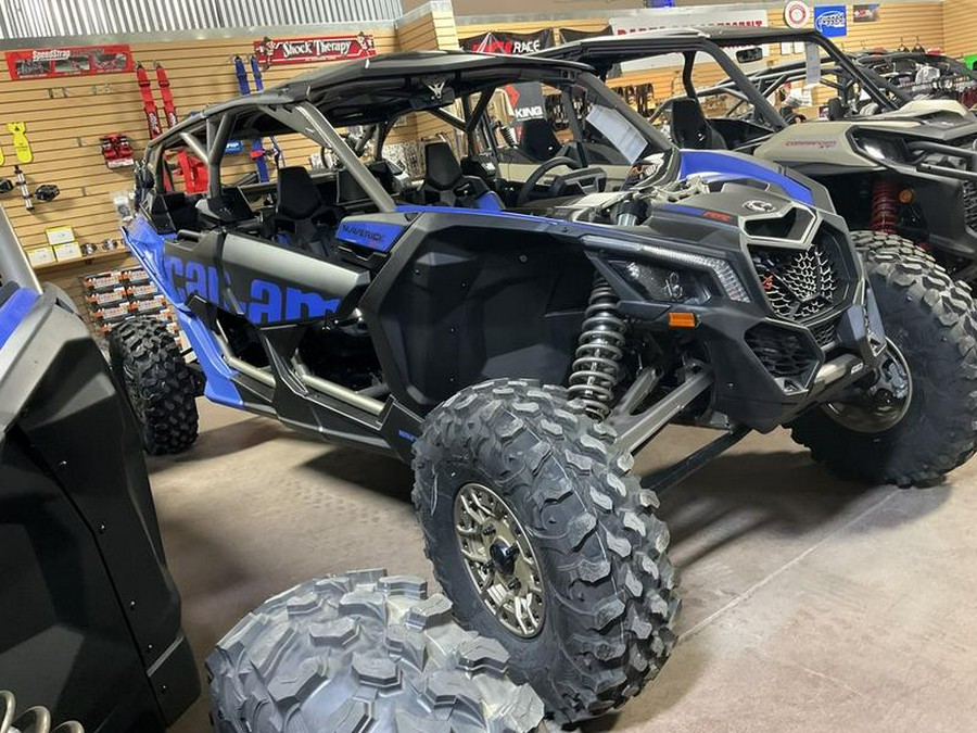 2024 Can-Am® Maverick X3 MAX X rs Turbo RR with Smart-Shox Dazzling Blue & Carbon Black