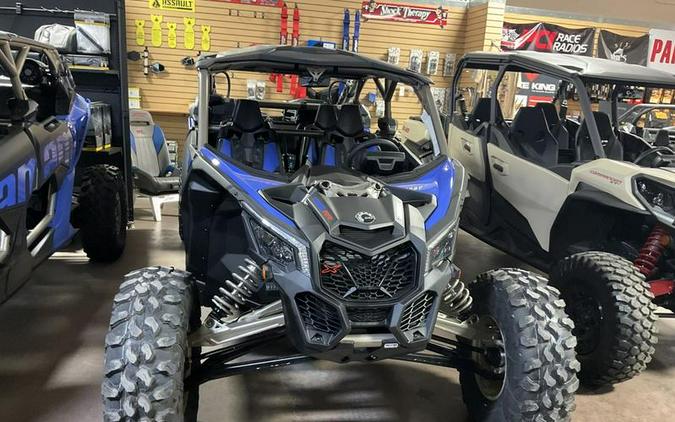 2024 Can-Am® Maverick X3 MAX X rs Turbo RR with Smart-Shox Dazzling Blue & Carbon Black