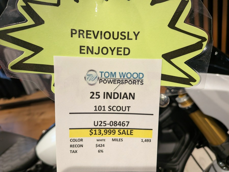 2025 Indian Motorcycle 101 Scout®