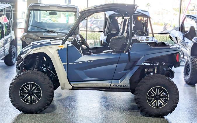 2026 Yamaha Wolverine RMAX2 1000 Limited Backcountry Blue / Silver Metallic
