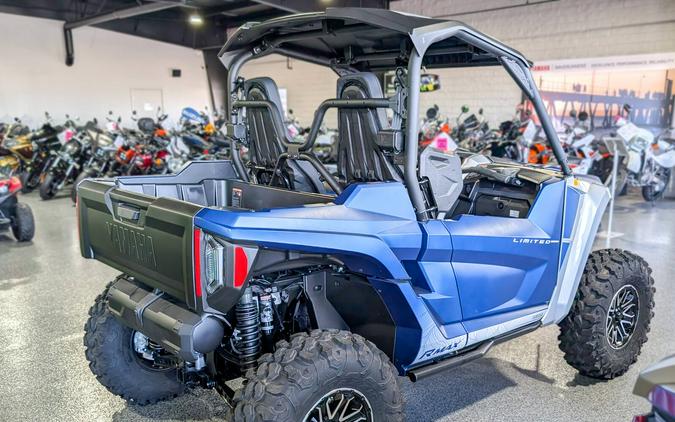 2026 Yamaha Wolverine RMAX2 1000 Limited Backcountry Blue / Silver Metallic