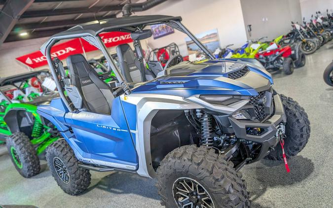 2026 Yamaha Wolverine RMAX2 1000 Limited Backcountry Blue / Silver Metallic