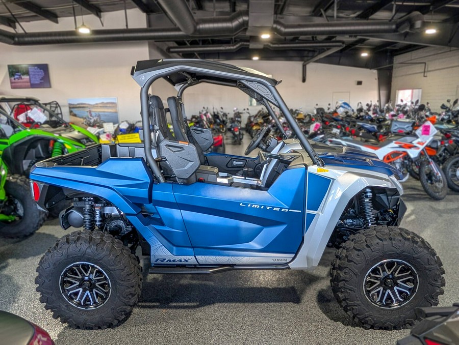 2026 Yamaha Wolverine RMAX2 1000 Limited Backcountry Blue / Silver Metallic