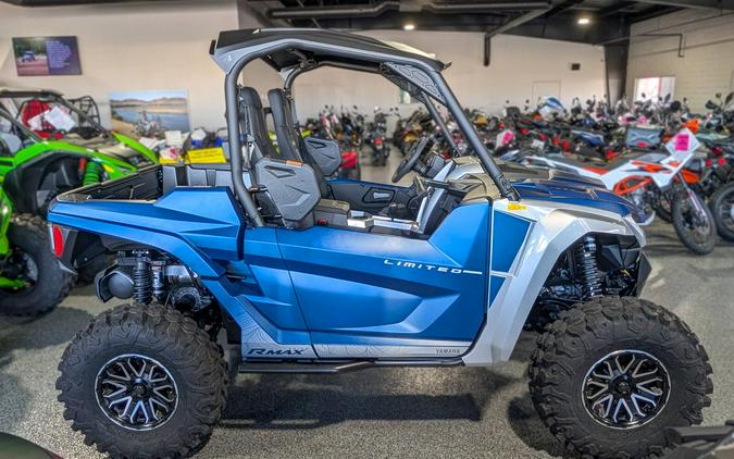 2026 Yamaha Wolverine RMAX2 1000 Limited Backcountry Blue / Silver Metallic