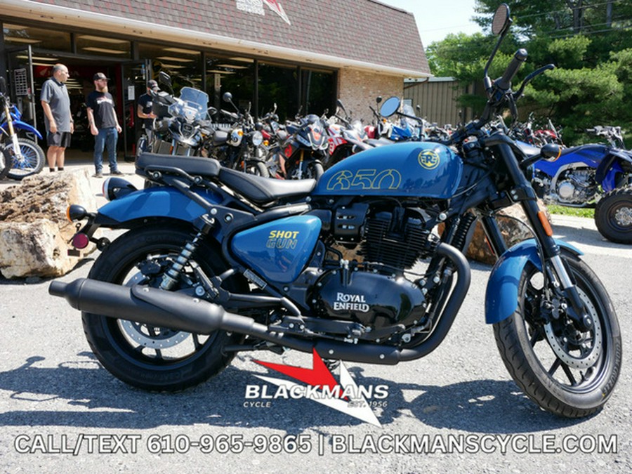 2024 Royal Enfield Shotgun 650 Plasma Blue