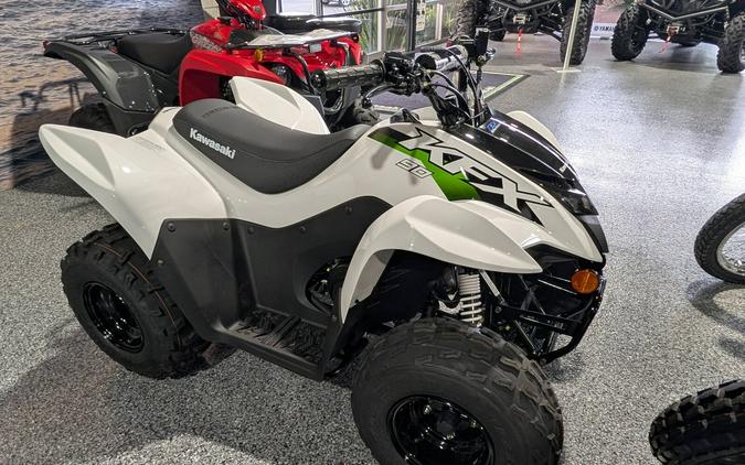 2026 Kawasaki KFX 90 Bright White - N30193