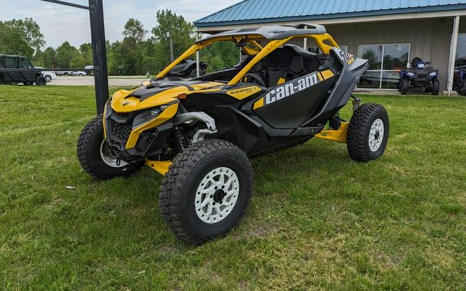 2024 Can-Am® Maverick R X RS with Smart-Shox Carbon Black & Neo Yellow