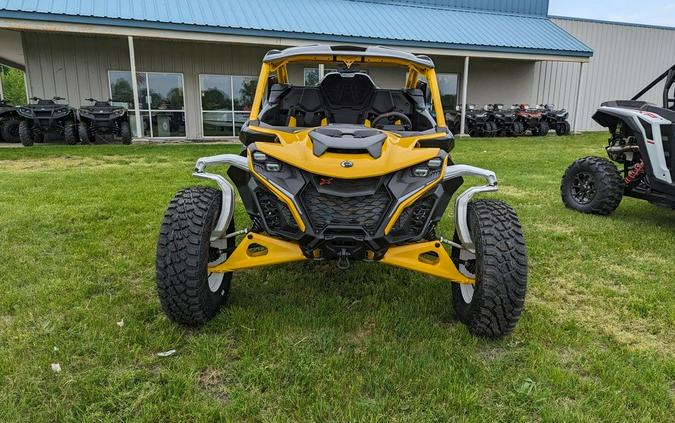 2024 Can-Am® Maverick R X RS with Smart-Shox Carbon Black & Neo Yellow