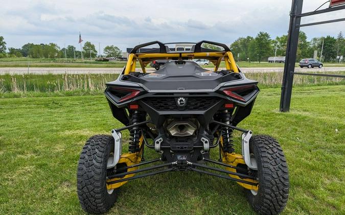 2024 Can-Am® Maverick R X RS with Smart-Shox Carbon Black & Neo Yellow