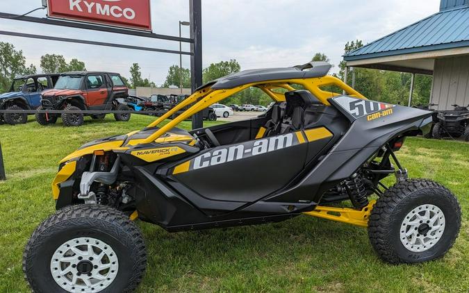 2024 Can-Am® Maverick R X RS with Smart-Shox Carbon Black & Neo Yellow