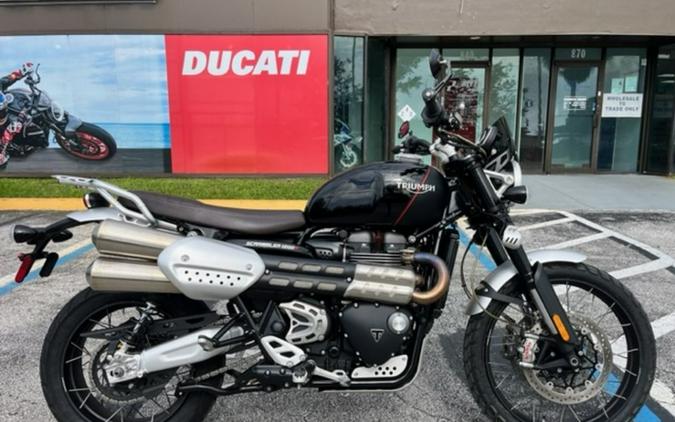 2019 Triumph Scrambler 1200 XC Jet Black