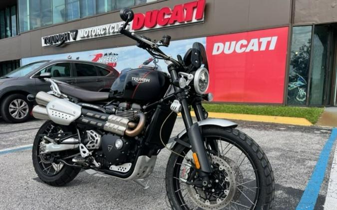 2019 Triumph Scrambler 1200 XC Jet Black