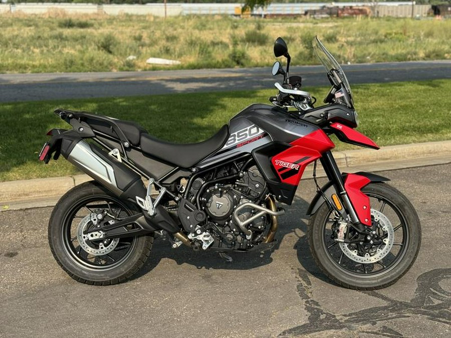 2023 Triumph Tiger 850 Sport Graphite Diablo Red