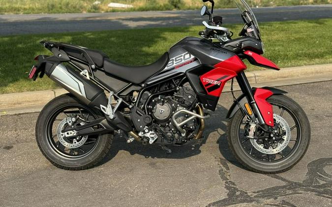 2023 Triumph Tiger 850 Sport Graphite Diablo Red