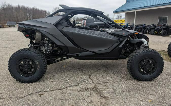 2024 Can-Am® Maverick R X RS with Smart-Shox Triple Black