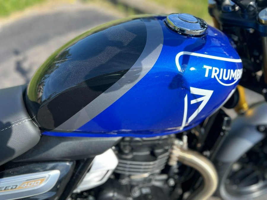 2024 Triumph Speed 400 Caspian Blue / Storm Grey