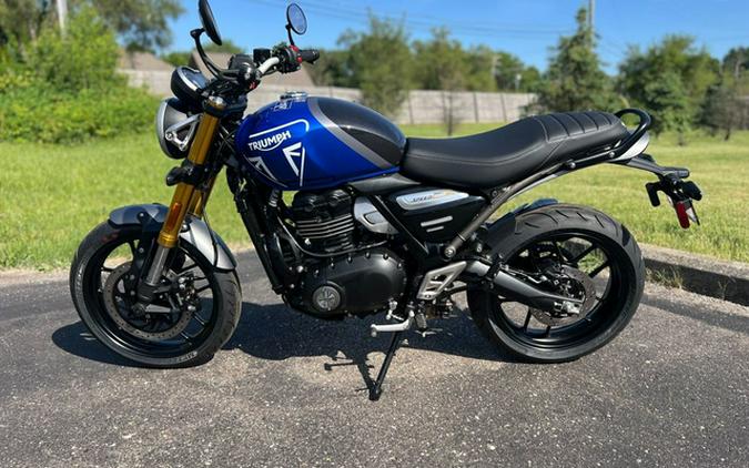 2024 Triumph Speed 400 Caspian Blue / Storm Grey