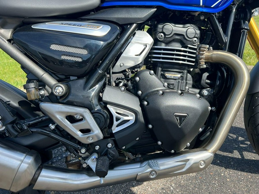 2024 Triumph Speed 400 Caspian Blue / Storm Grey