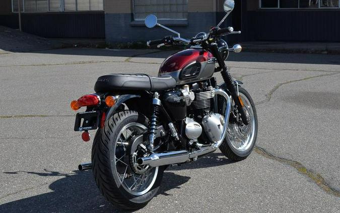 2024 Triumph Bonneville T120 Cordovan Red/Silver Ice