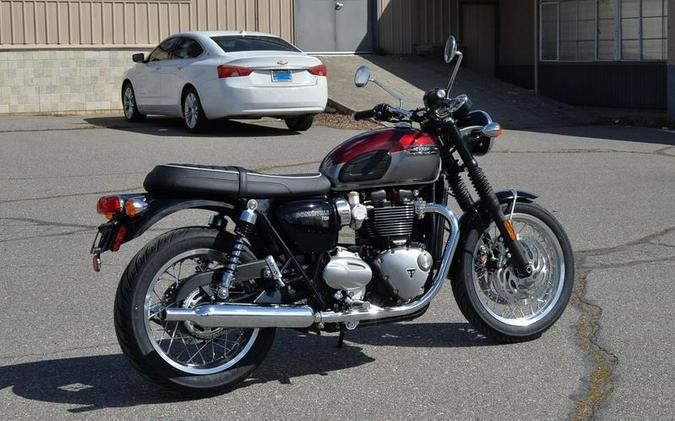 2024 Triumph Bonneville T120 Cordovan Red/Silver Ice