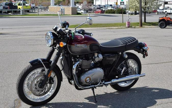 2024 Triumph Bonneville T120 Cordovan Red/Silver Ice