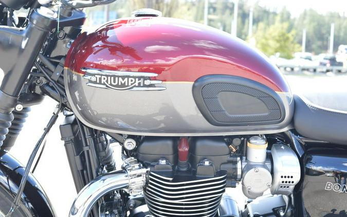 2024 Triumph Bonneville T120 Cordovan Red/Silver Ice