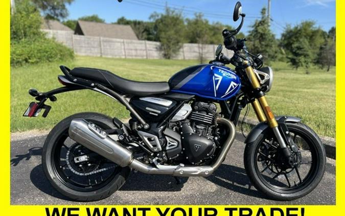 2024 Triumph Speed 400 Caspian Blue / Storm Grey