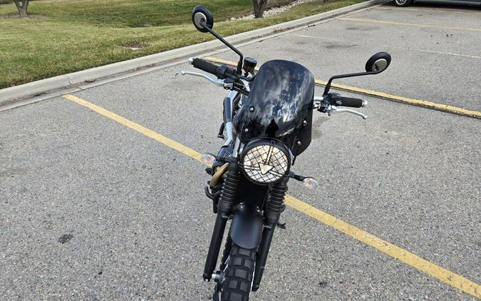 2022 Triumph Street Scrambler Gold Line Matte Pacific Blue