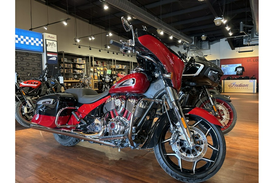 2020 Indian Motorcycle CHFTN ELITE, THNDR BLK CRYSTL/RD CANY, 49ST Elite