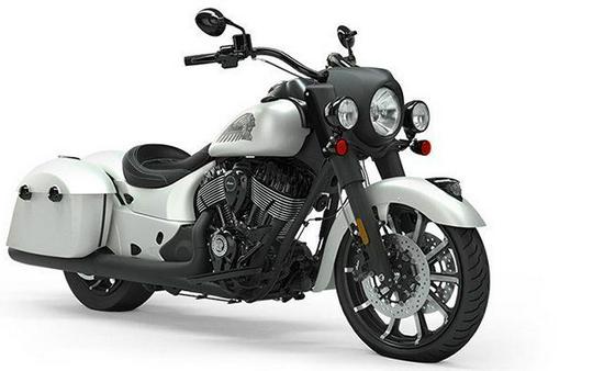 Used 2019 INDIAN MOTORCYCLE SPRINGFIELD DARK HORSE WHITE SMOKE 49ST DARK HORSE