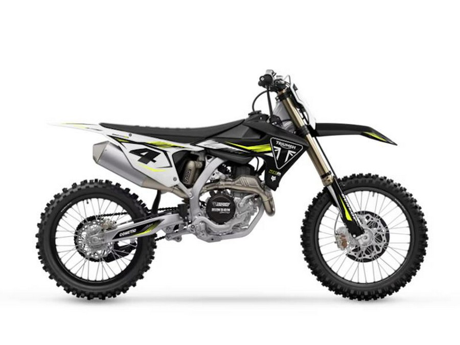 2025 Triumph TF 450-RC Edition Jet Black/Pure White