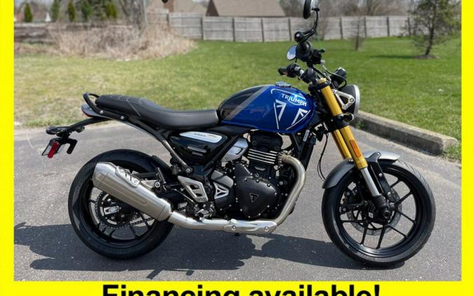 2024 Triumph Speed 400 Caspian Blue / Storm Grey