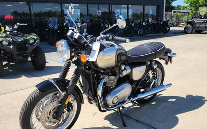 2025 Triumph Bonneville T120 Sapphire Black/Aluminium Silver