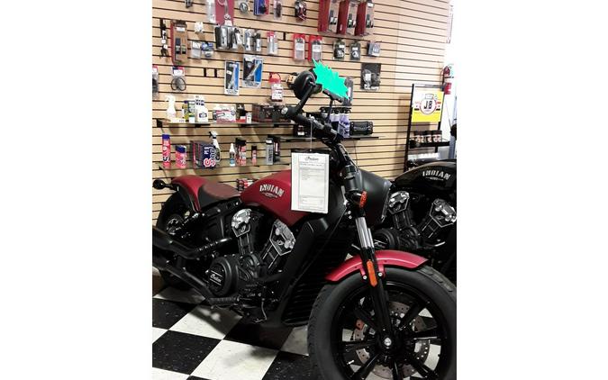2023 Indian Motorcycle SCOUT BOBBER ABS, RUBY SMOKE, CAL