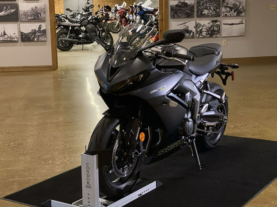 2025 Triumph Daytona 660 Satin Granite/Satin Black 660