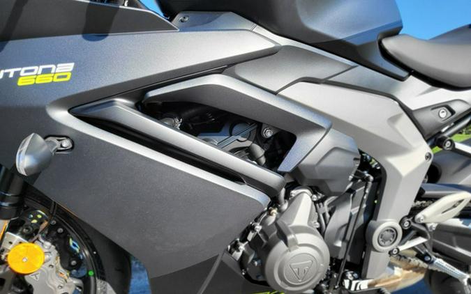 2025 Triumph Daytona 660 Satin Granite/Satin Black 660