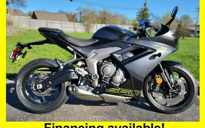 2025 Triumph Daytona 660 Satin Granite/Satin Black 660