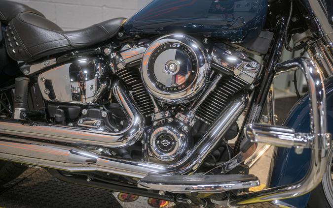 Used 2021 Harley-Davidson Softail Heritage Classic 107 Cruiser FLHC Motorcycle For Sale In Columbus, OH