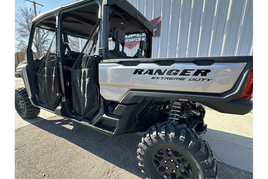 2024 Polaris Industries RANGER CREW XD 1500 PREMIUM - STATE FAIR DEMO TURBO SILVER