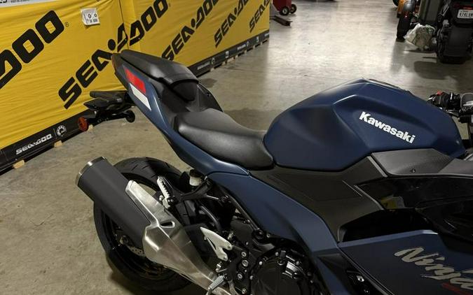 2026 Kawasaki Ninja® 500 ABS Metallic Matte Twilight Blue